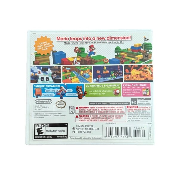 Super Mario 3D Land (Nintendo 3DS, 2011) Tested, And Working! - Picture 2 of 16